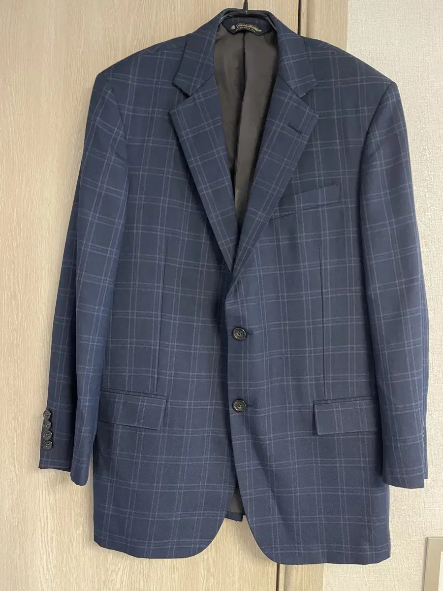 Brooks Brothers ETHOMAS Fabric 1818 Fitzgerald Check Jacket 40R