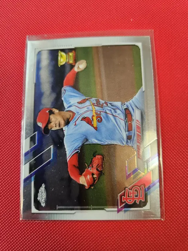 김광현 2021 Topps Chrome base 카드