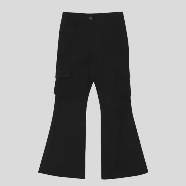 미세키서울 Pocket cargo bootscut pants BLACK