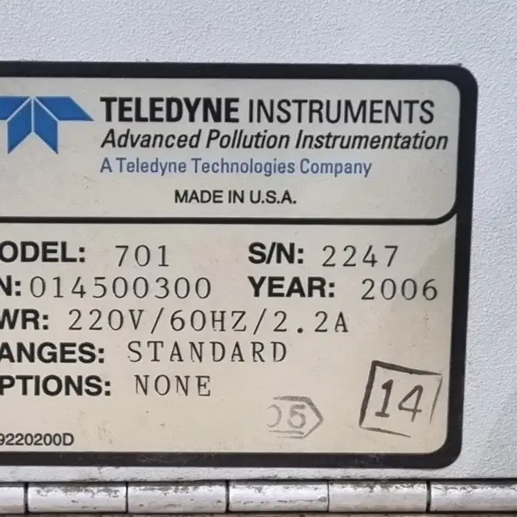 ELEDYNE Instruments ZERO AIR Module 701