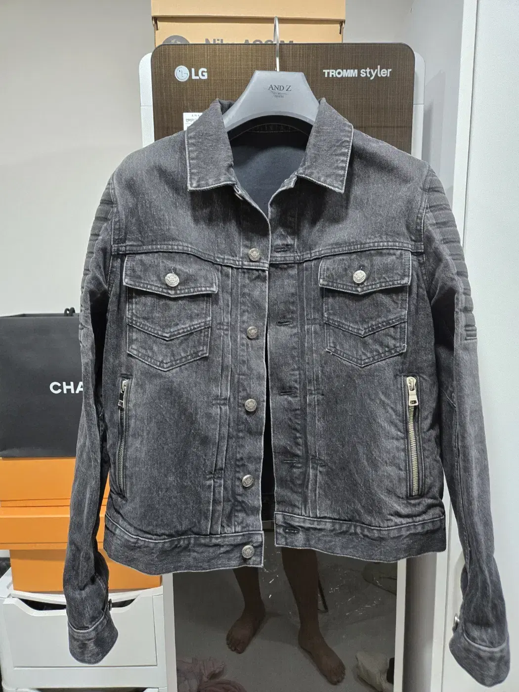 Balmain denim jacket size 52