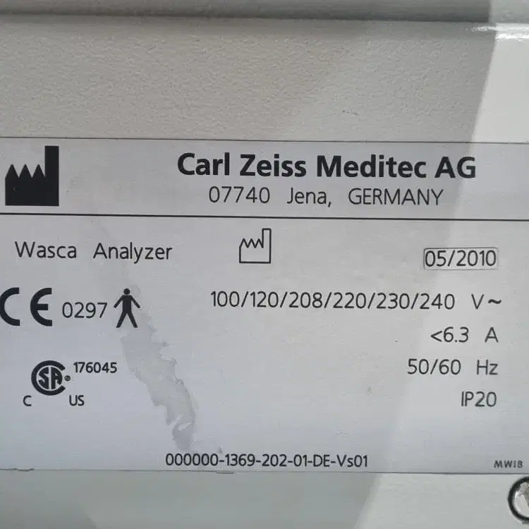 Wavefront WASCA Analyzer Carl Zeiss