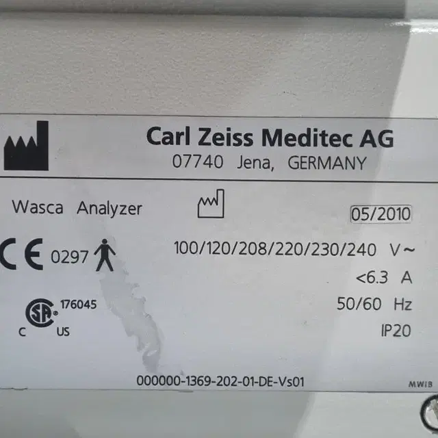 Wavefront WASCA Analyzer Carl Zeiss