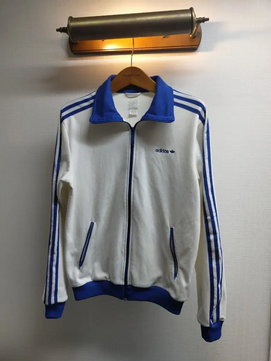 105) Adidas Beckenbauer White Wave Jersey for sale