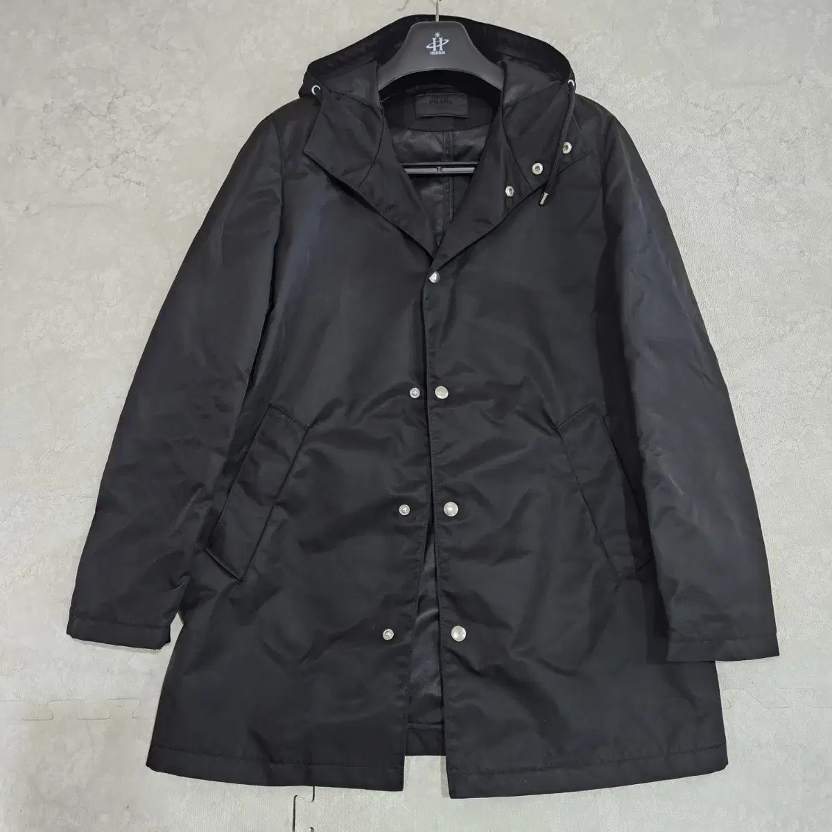 Genuine Prada Nylon Hooded Raincoat