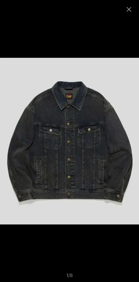 New in stock) Lee Lee Denim Trucker Jacket Indigo Dark