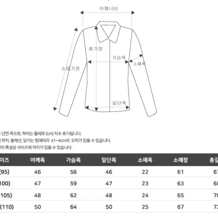 남성 블루종 패딩 항공점퍼