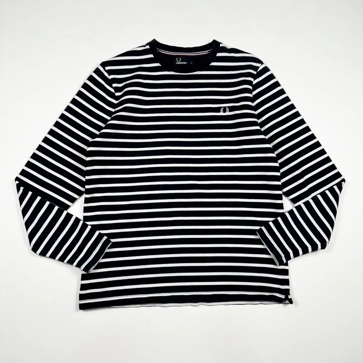 (M) Fred Perry Classic Stripe Long Sleeve