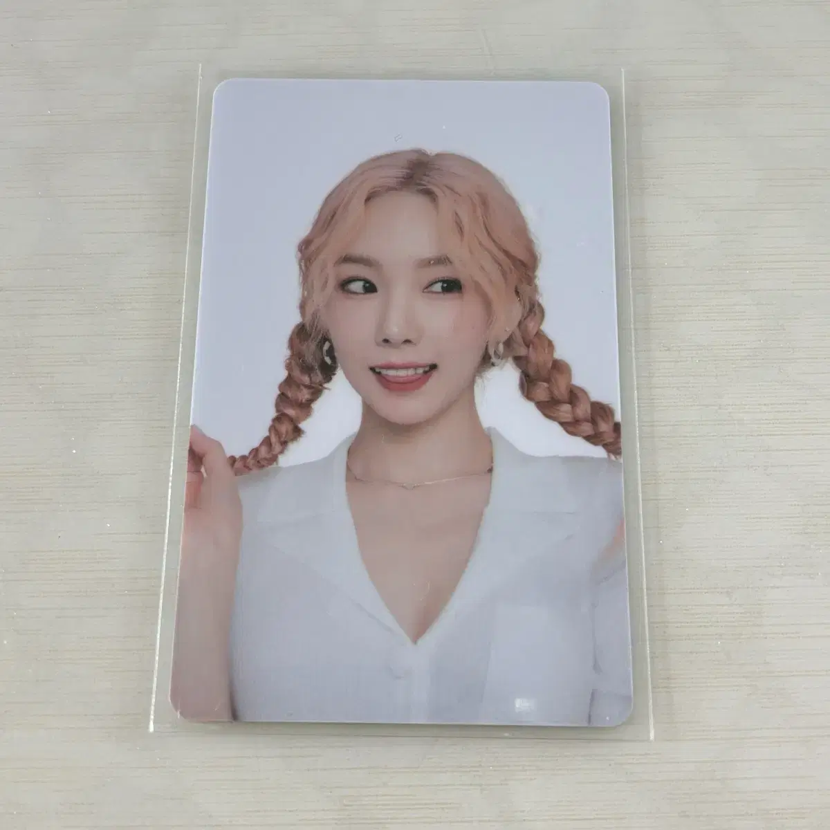 Girls Generation taeyeon Olive Young photocard Photo kard WTS