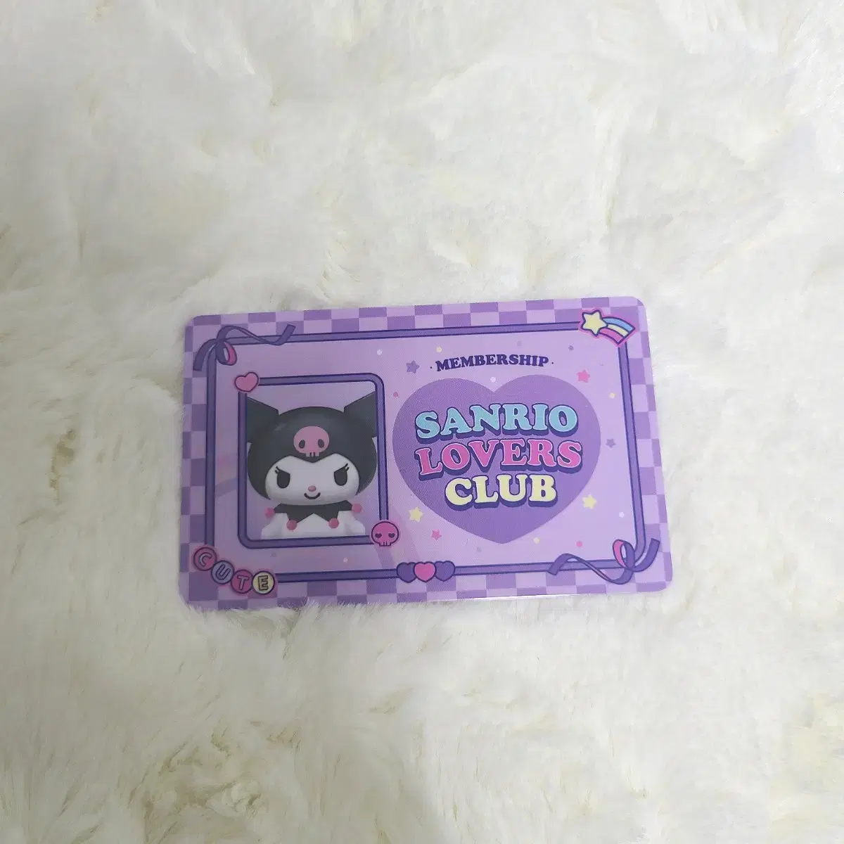 Sanrio Lovers Club San Luckle Kuromi Membership Card