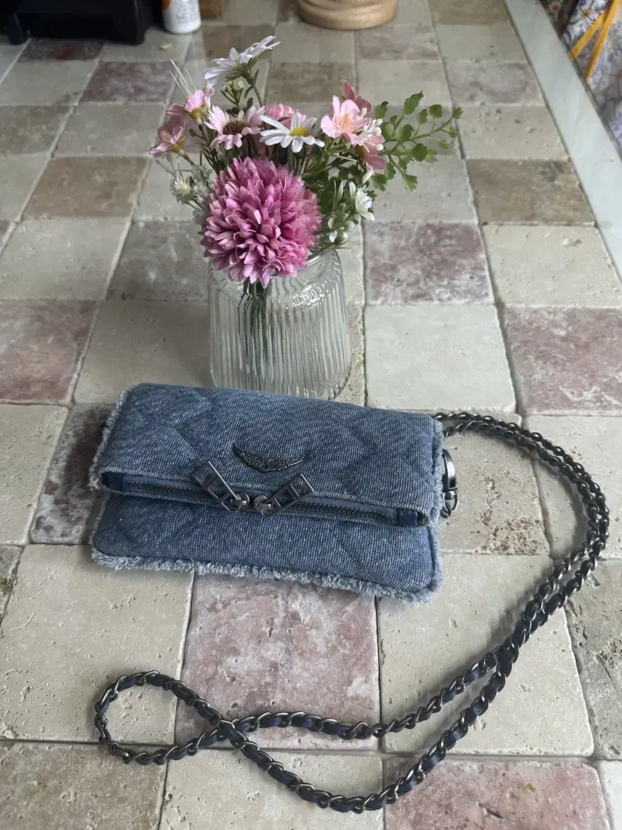 쟈딕앤 볼테르 락 나노 백 Rock Nano Denim Bag ZE4SF