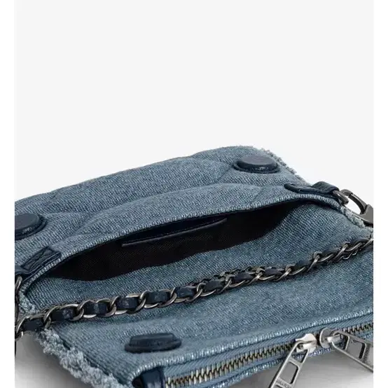 쟈딕앤 볼테르 락 나노 백 Rock Nano Denim Bag ZE4SF