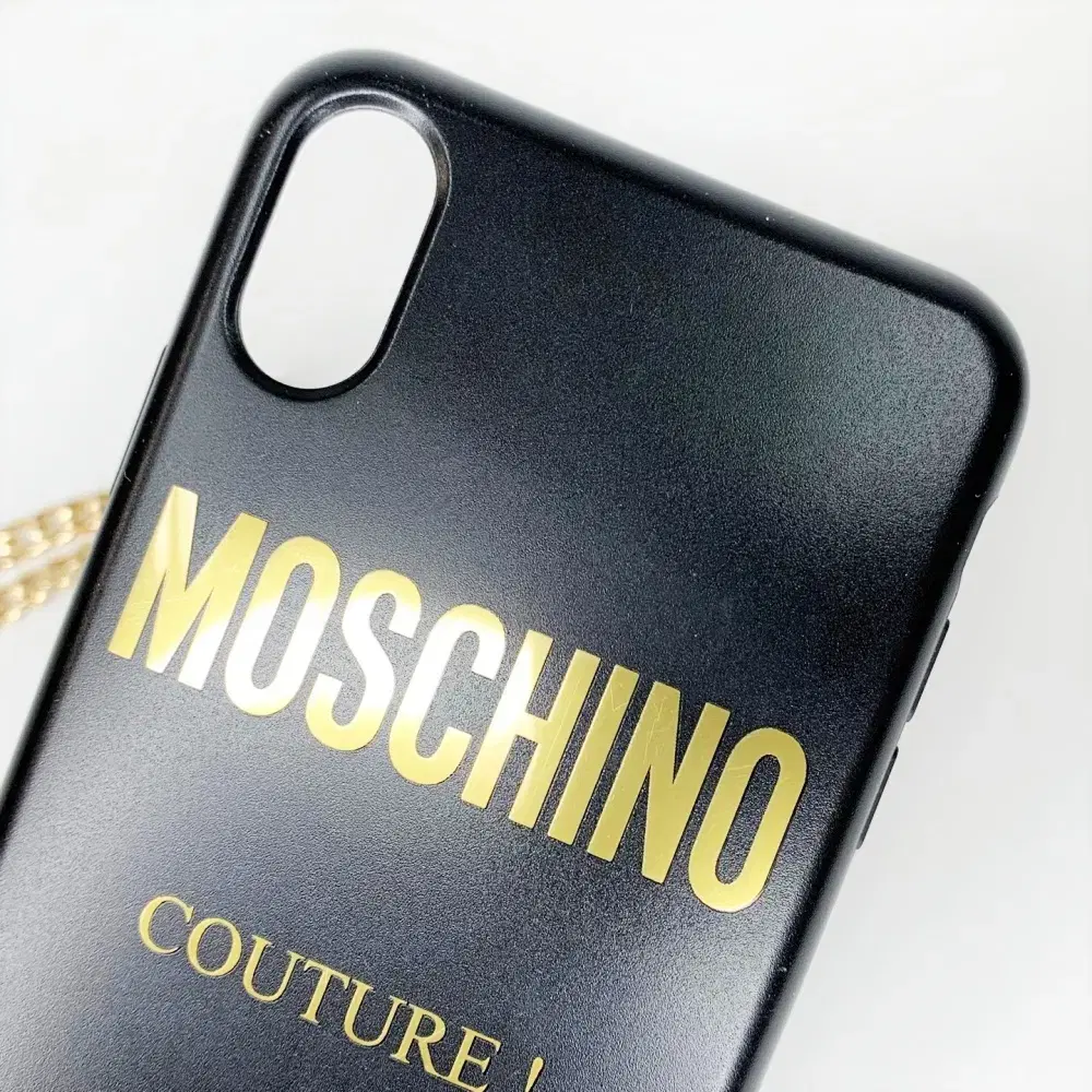 MOSCHINO 모스키노 아이폰 XS MAX 케이스 체인크로스 A583