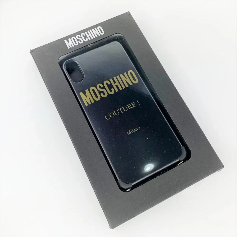 MOSCHINO 모스키노 아이폰 XS MAX 케이스 체인크로스 A583