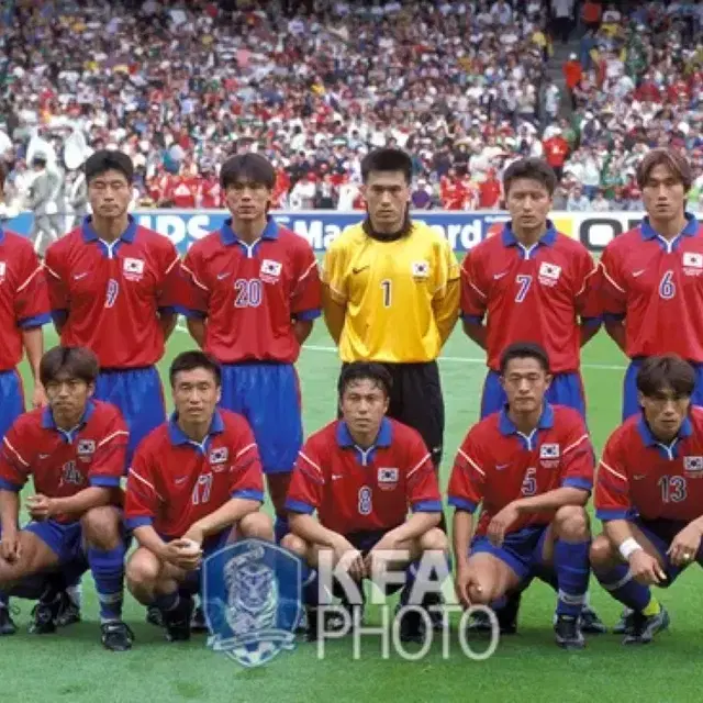 1998 대한민국 국대 축구 유니폼 월드컵 나이키