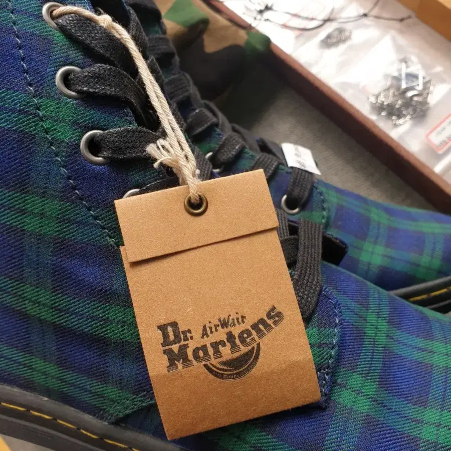 Dr.martens 닥터마틴 체크무늬 페브릭