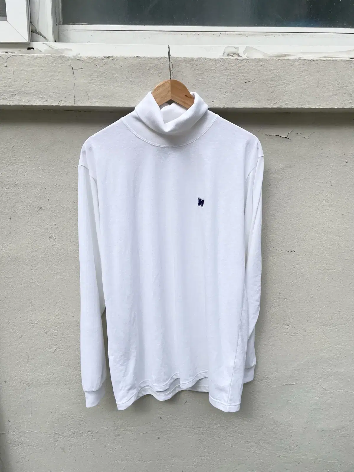 Needles Mock Pola Long Sleeve T-Shirt