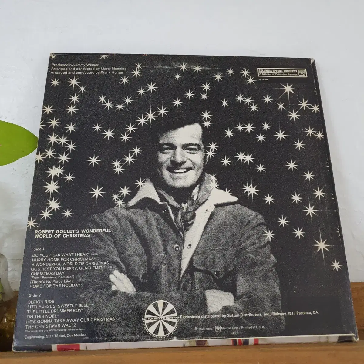 ROBERT GOULET'S  WONDERFUL WORLD 캐롤LP