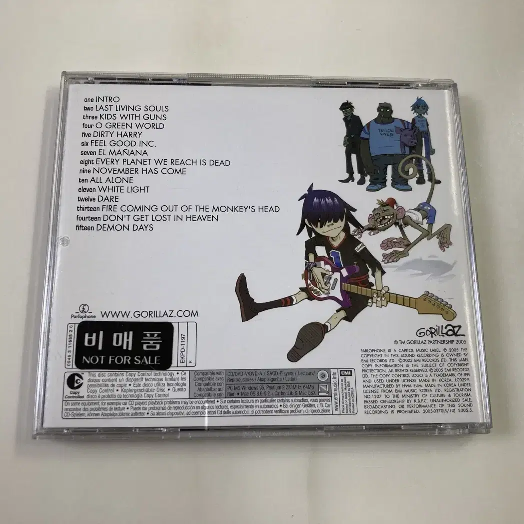 고릴라즈(Gorillaz) Demon Days CD