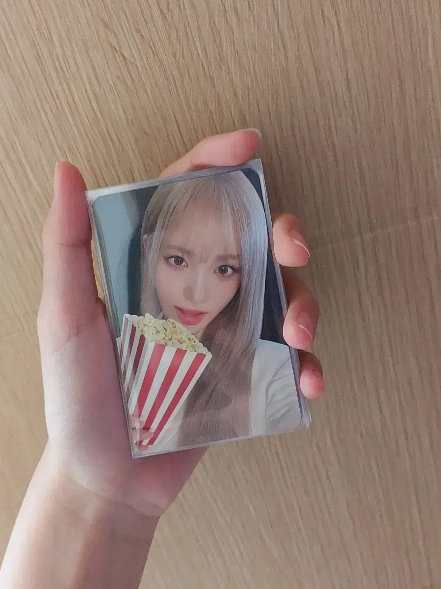 Ive popcorn photocard cinema