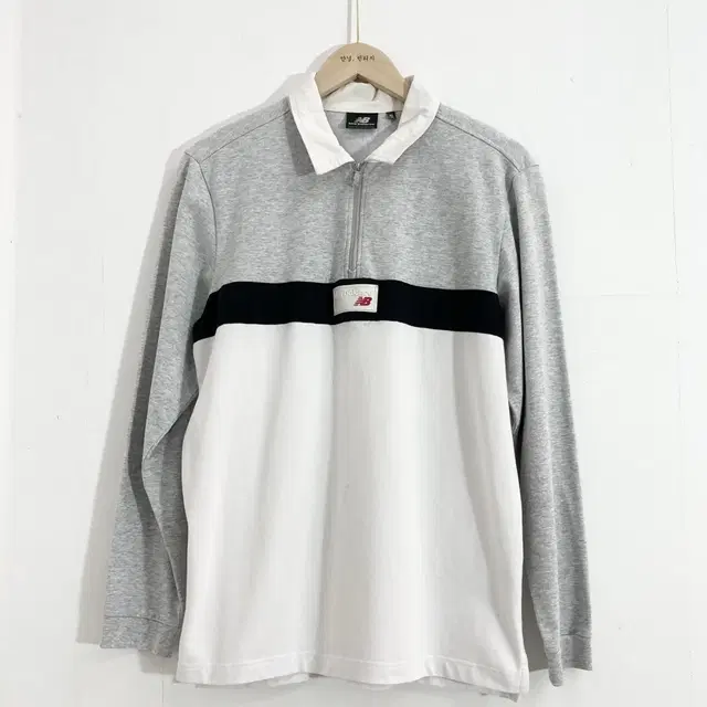 뉴발란스 카라 반집업 M(95) New Balance Collar Zip