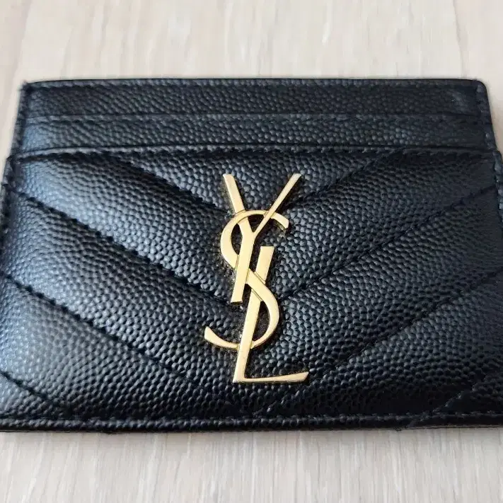 생로랑 여성 카드 지갑 ysl pcc 172y mono black 423