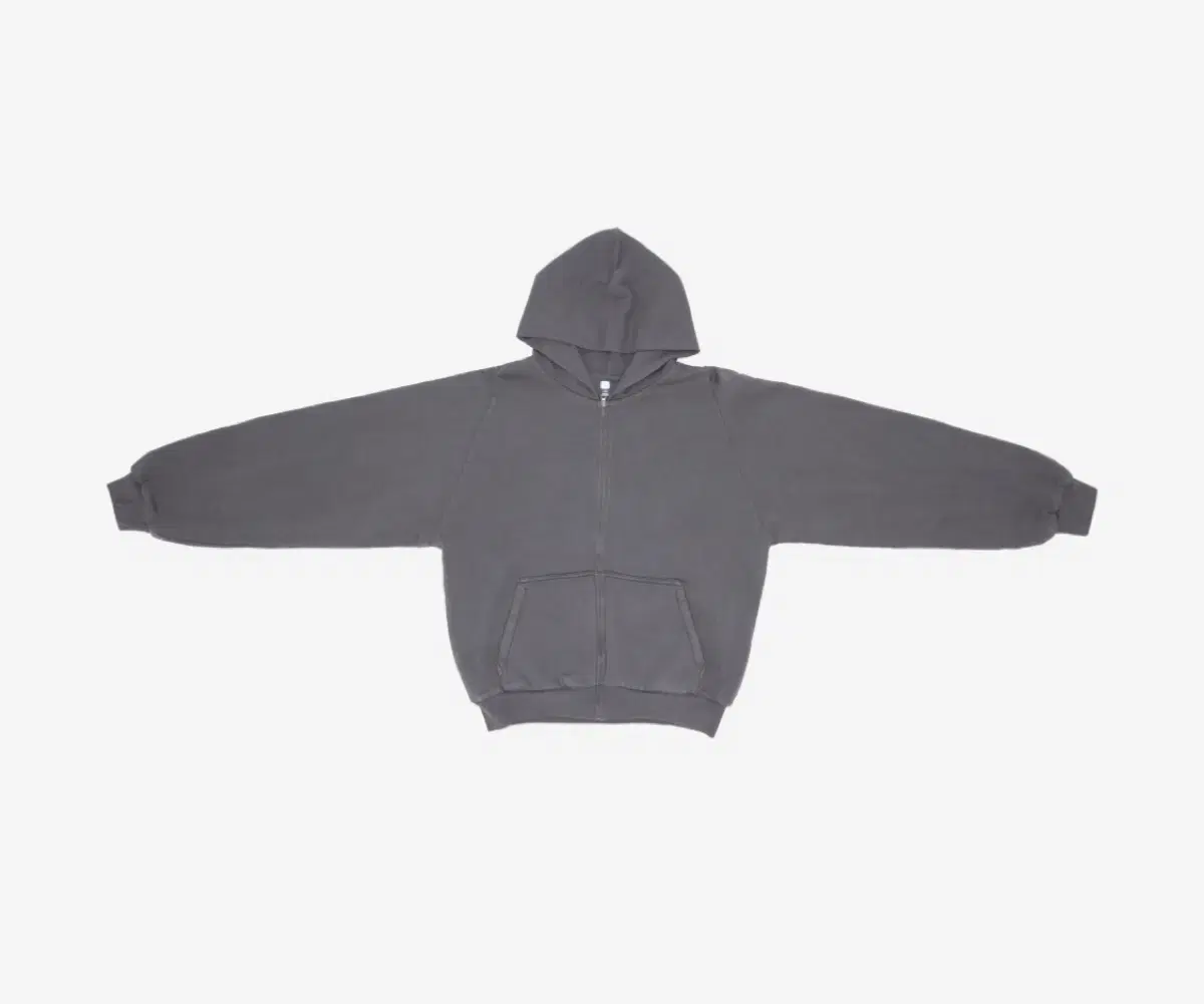 [S/M] e.ji YZY Zip-up Hoodie Dark Gray