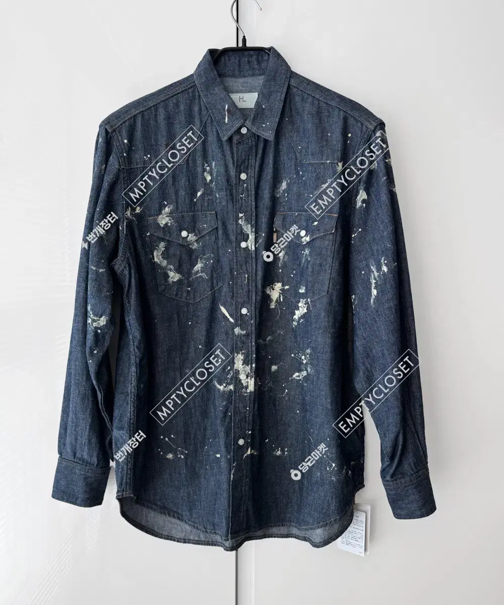 HERILL HERILL 24fw Painted Western Denim Shirt