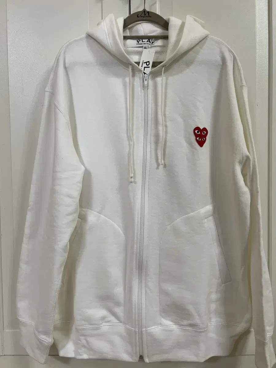 [XXL,New,Sell Full Price,200% Refund for Fake] Comme des Garçons Song Double Heart Hoodie