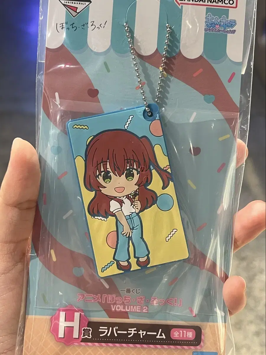 [Unsealed]BotchDerock Binding Band Kita Ikuyo First Lottery Rubber Strap + Nijika Photocard