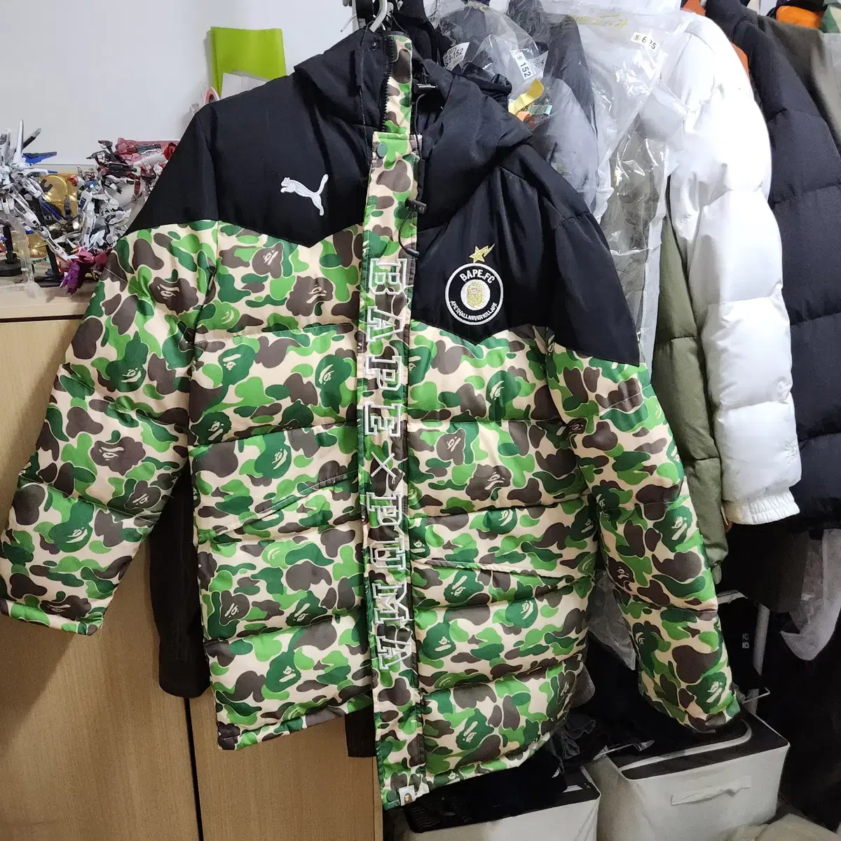 푸마X베이프 PUMA X BAPE 패딩 XL