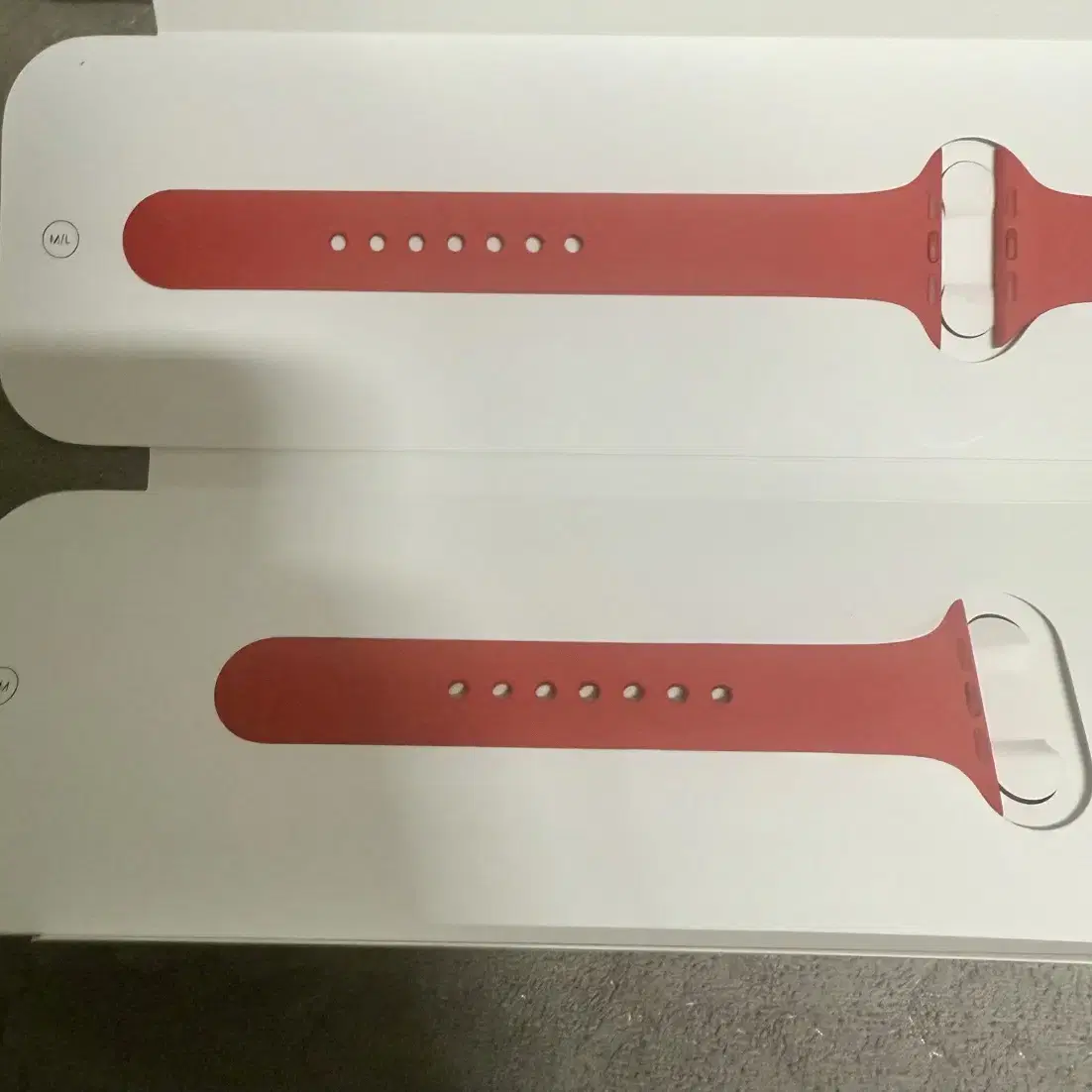 애플워치 Apple Watch 45mm Red Sport 밴드(완전새것)