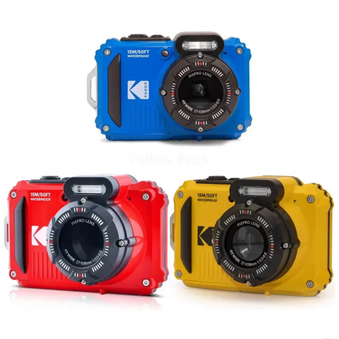 KODAK 코닥 PIXPRO WPZ2 디지털 방수 카메라 레드