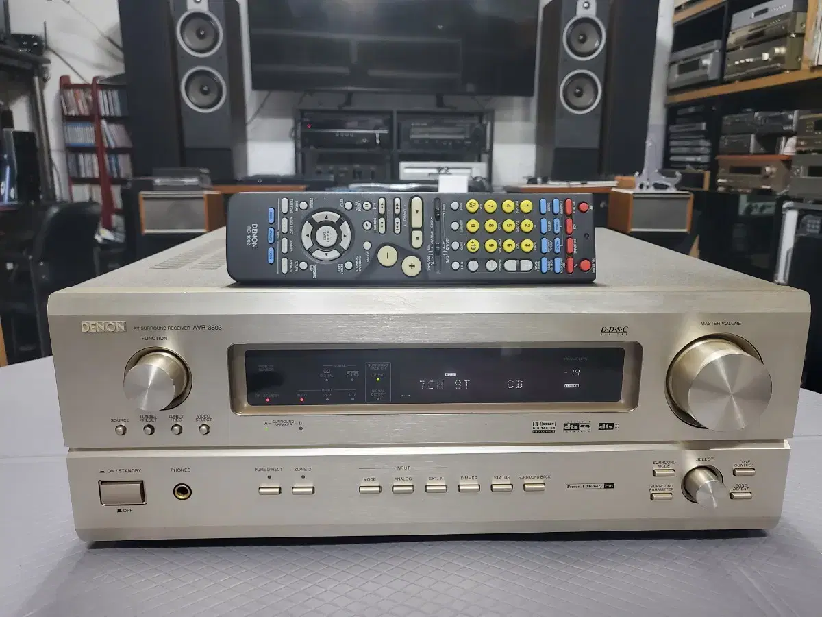 포노단있는 데논 DENON 상급 AV리시버앰프 AVR-3803