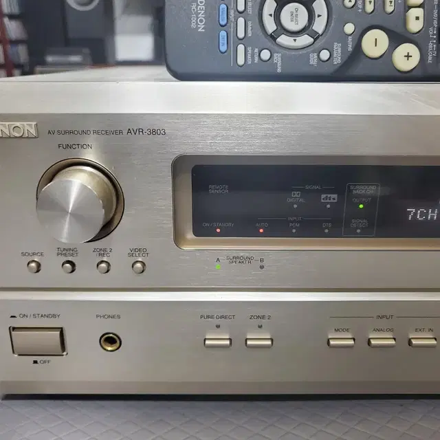 포노단있는 데논 DENON 상급 AV리시버앰프 AVR-3803