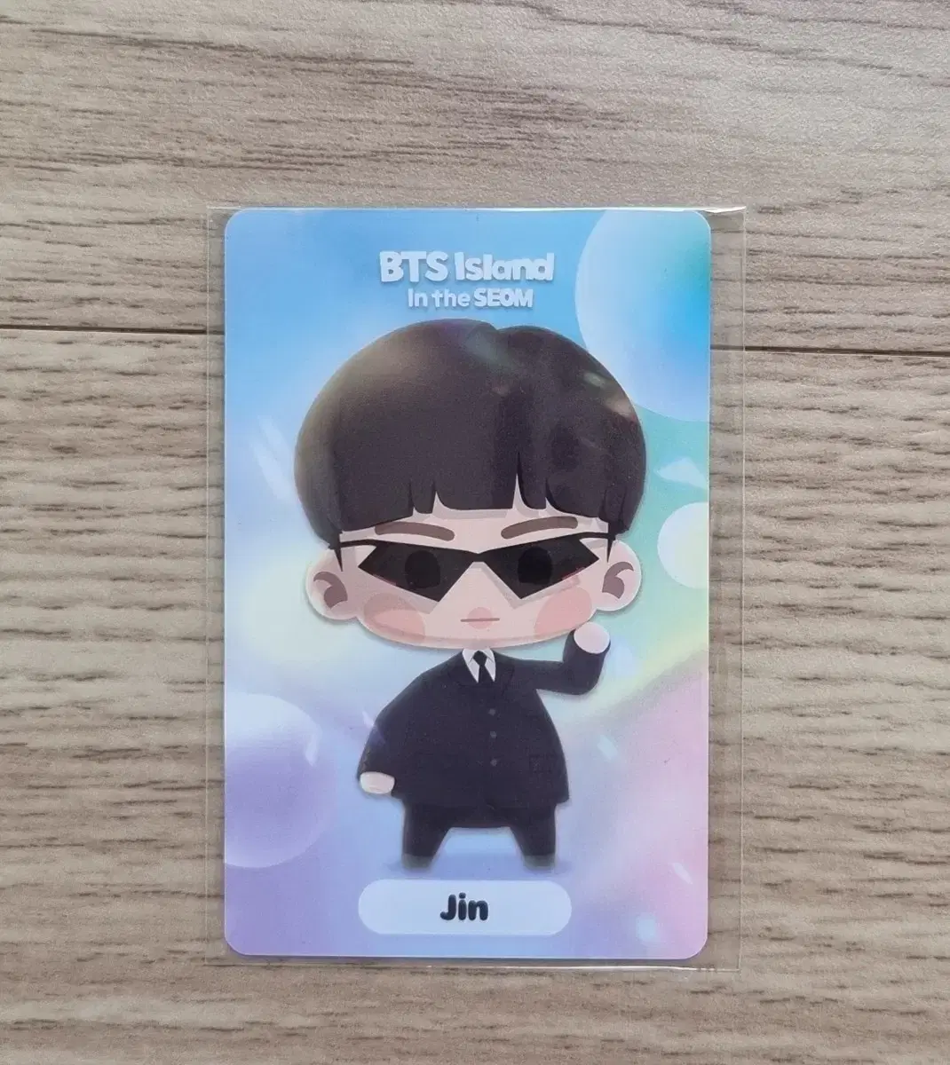 bangtan bangtan bts jin seokjin in the island sealed unused photocard wts sources