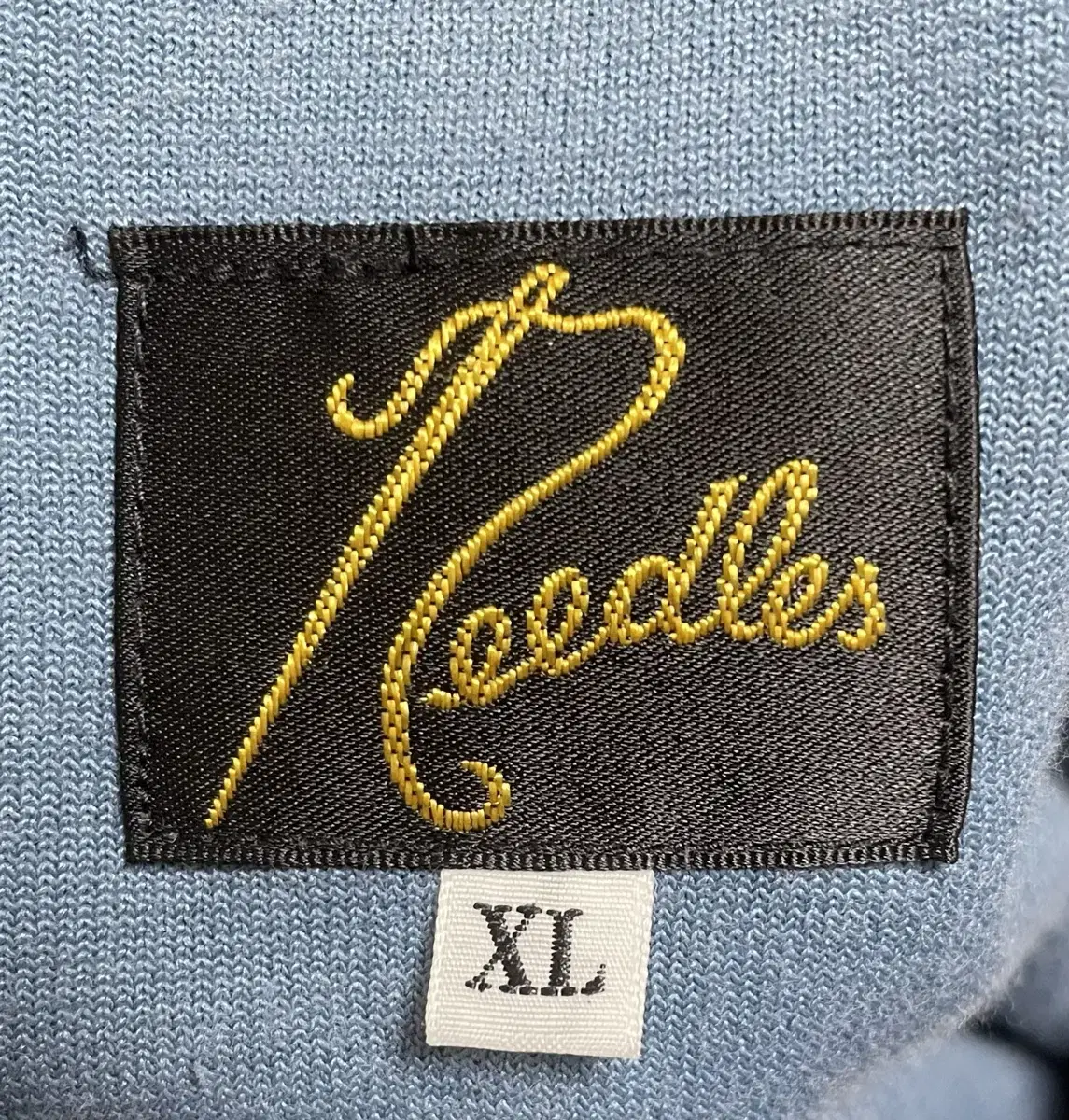 Needles Velour Track Jacket Smoke Bloo