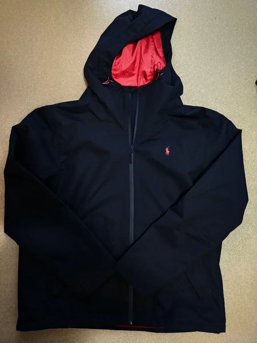 Polo Windbreaker New Arrivals (Taco) Black/Red Pony Men's