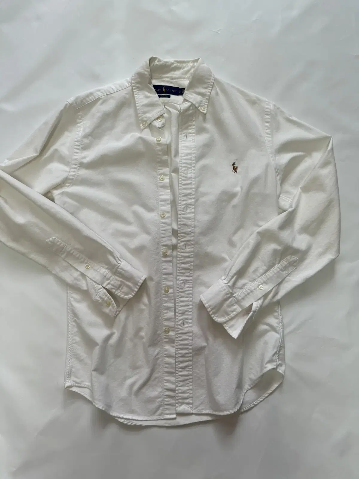 Polo Ralph Lauren White Long-Sleeved Shirt(size S)