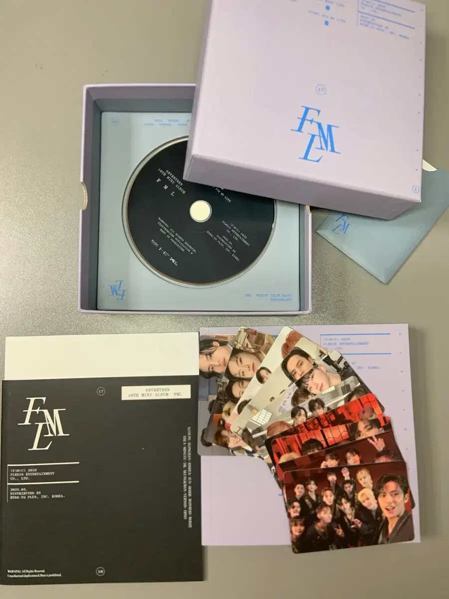 Seventeen FML Deluxe version excluding selfies bulk wts