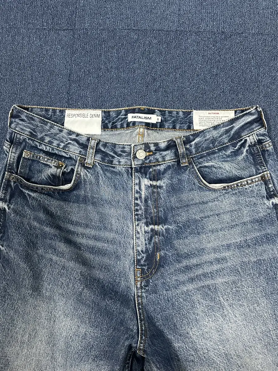 페이탈리즘 CRACK WASHED WIDE FIT 48 (32-33)