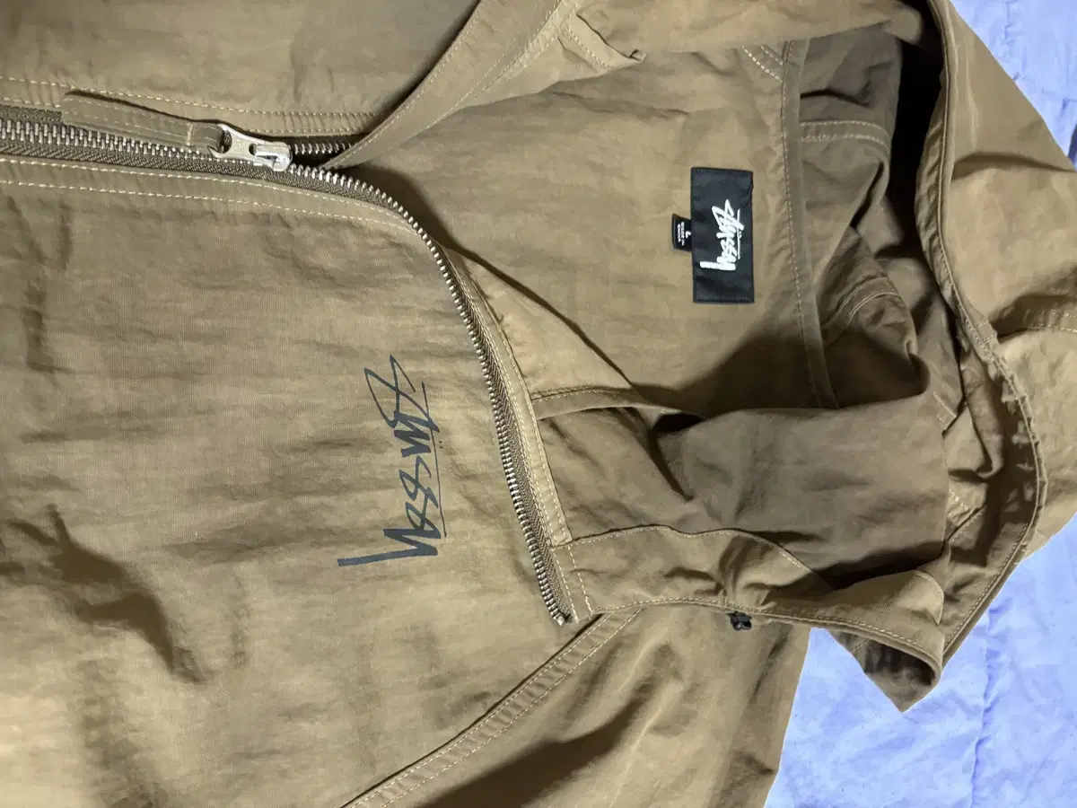 Stussy Shell Jacket Brown L