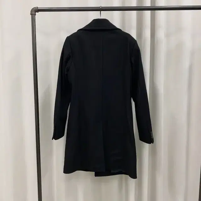 자라 ZARA 블랙 울 롱코트 95 A07300