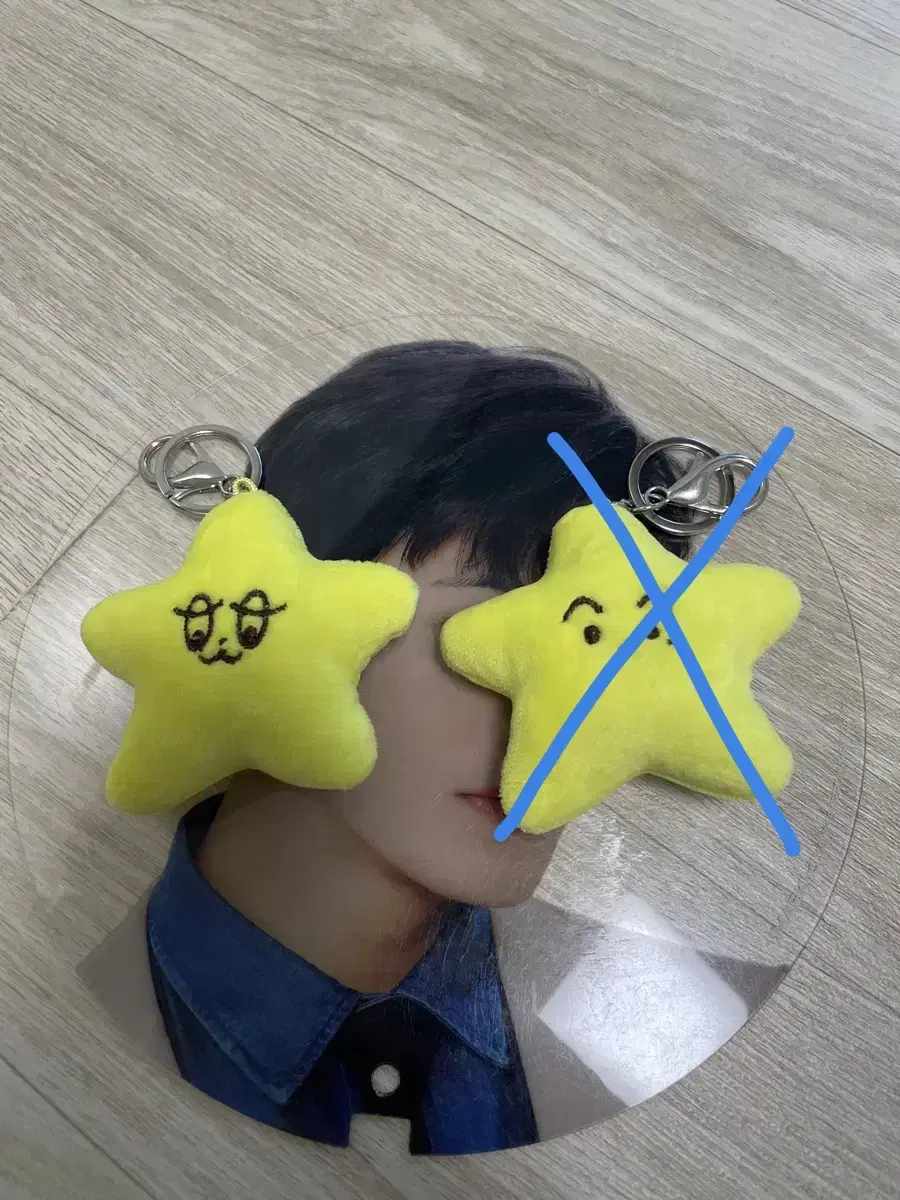 nct johnny starfish keyring wts