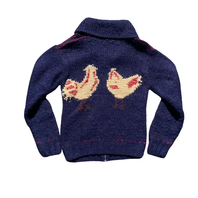 Vintage Chicken Cowichan Sweater