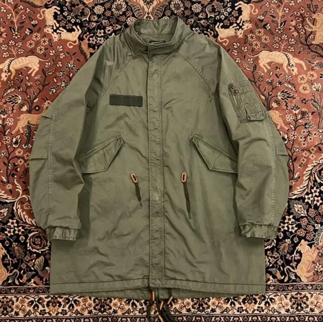 (M)Blackout Fishtail Parka in Olive