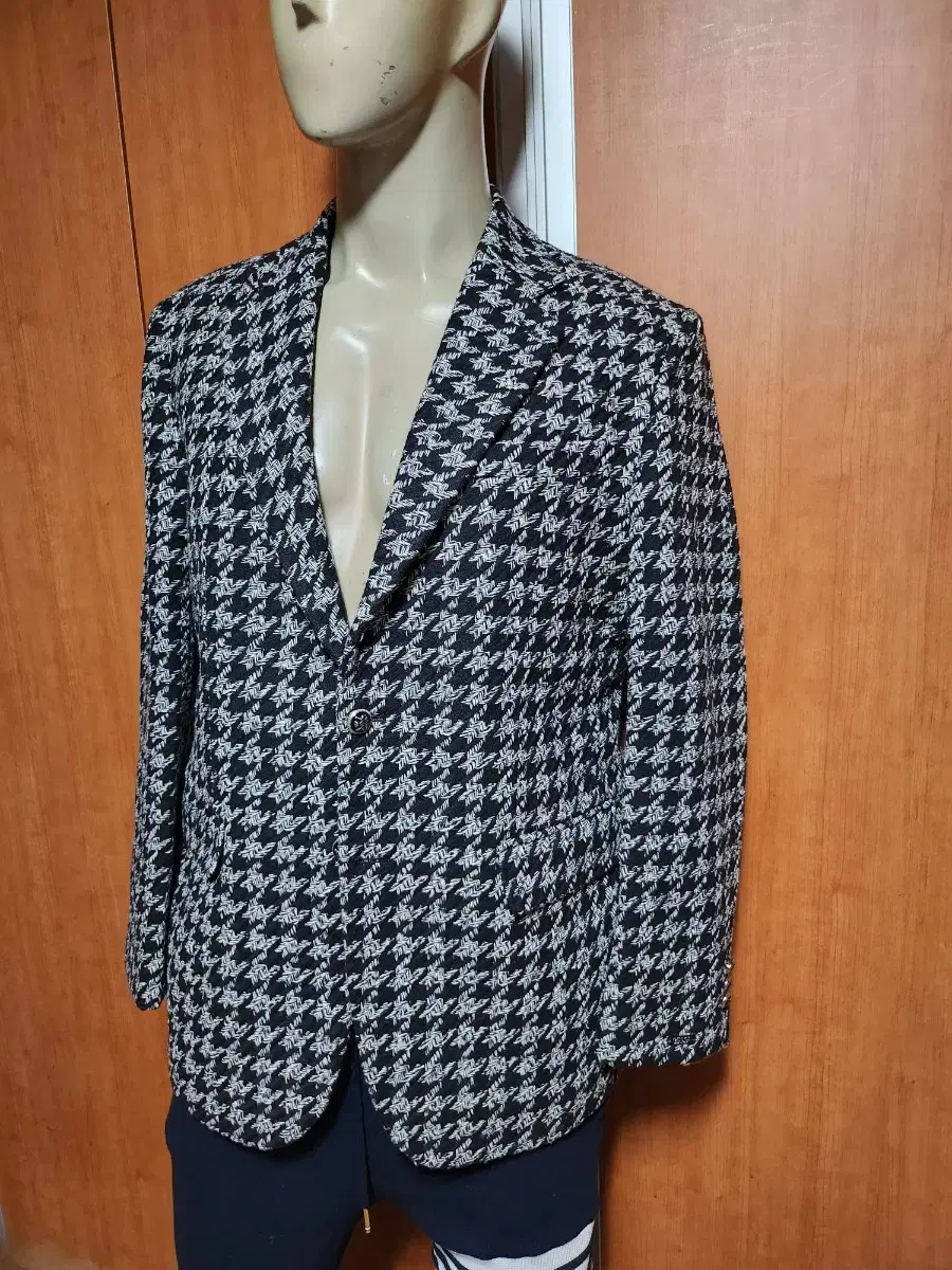 GUCCIGucciWool houndstooth pitcher's jacketSize 105