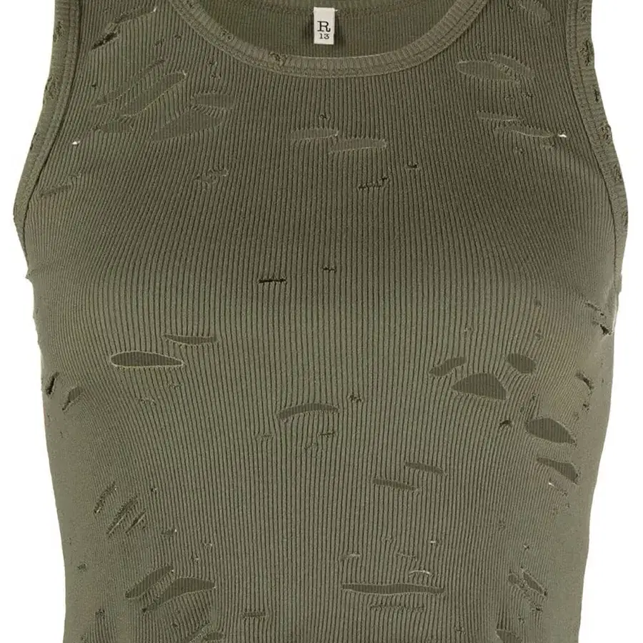 R13 데미지 나시 탱크탑 distressed tank 새제품 윈터 예지