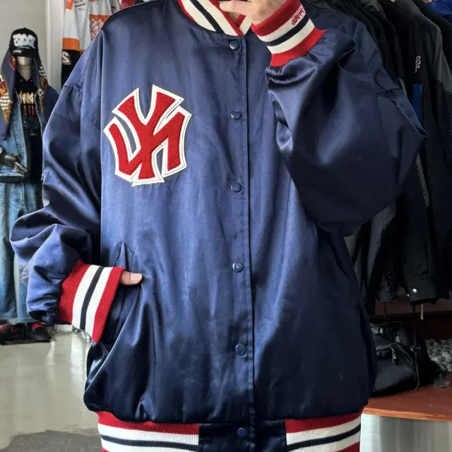 Mitchell & Ness 쿠퍼스타운 컬렉션 뉴욕 양키즈 베이스볼 자켓