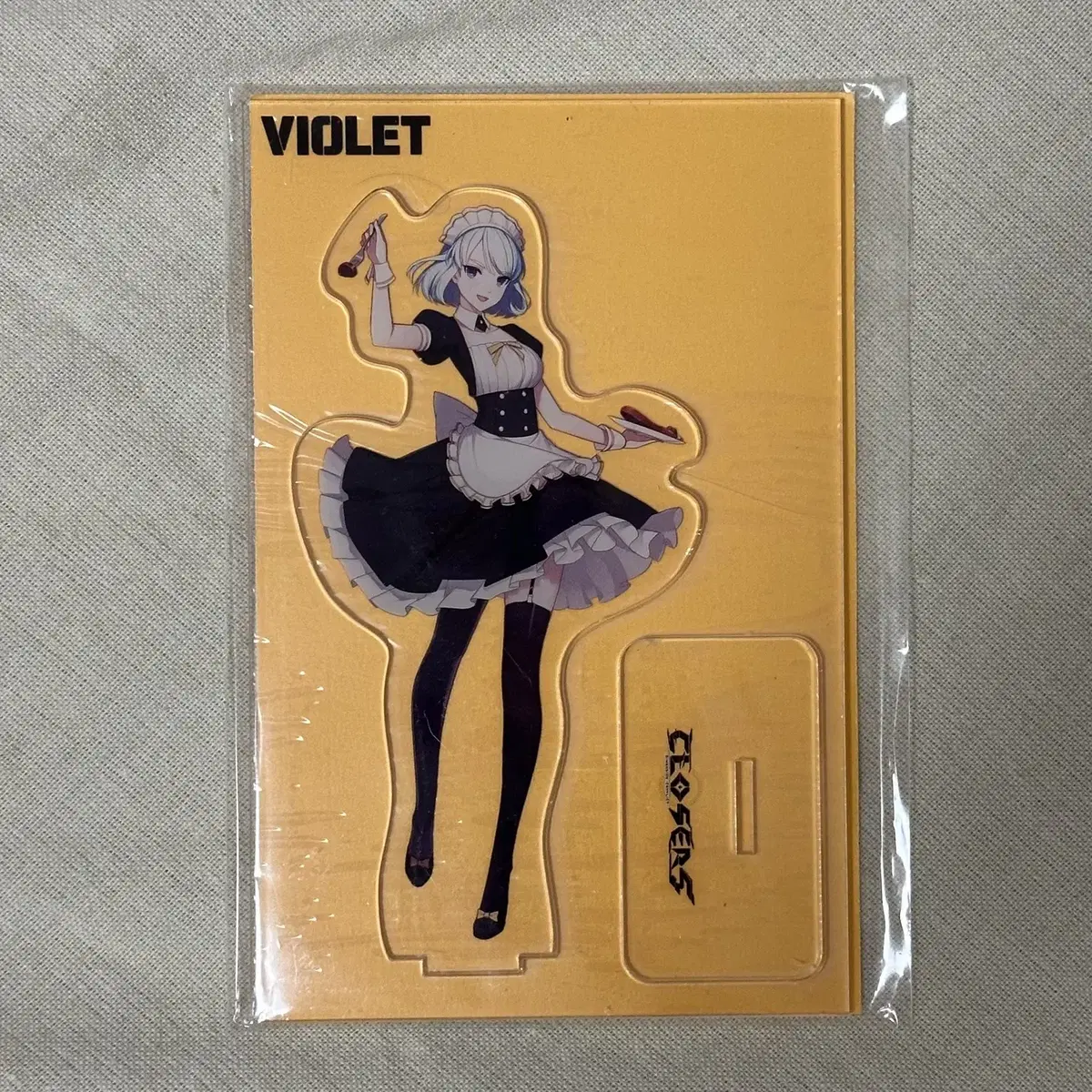 (Quick sale) Closers Housekeeper Violet Acrylic Stand